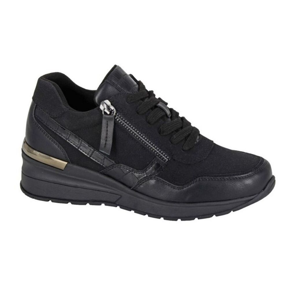 Cipriata Womens/Ladies Ada Glamour Sneakers / Black